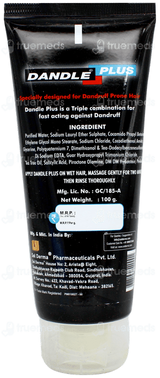 Dandle Plus Anti Dandruff Shampoo 100gm