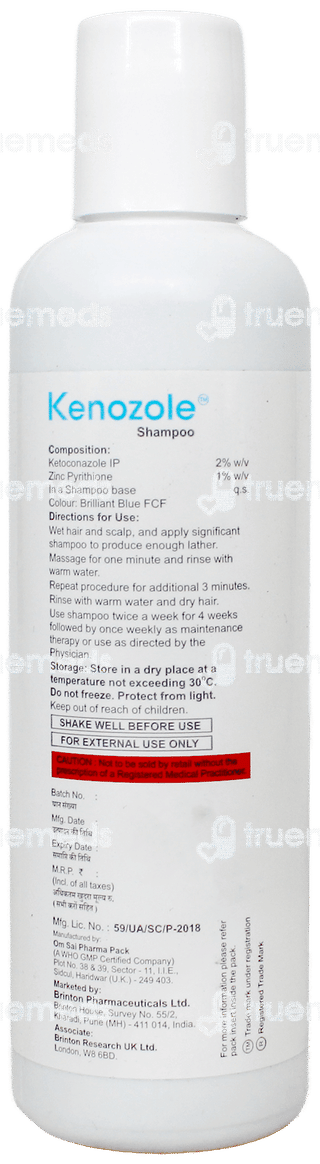 Kenozole Shampoo 60Ml