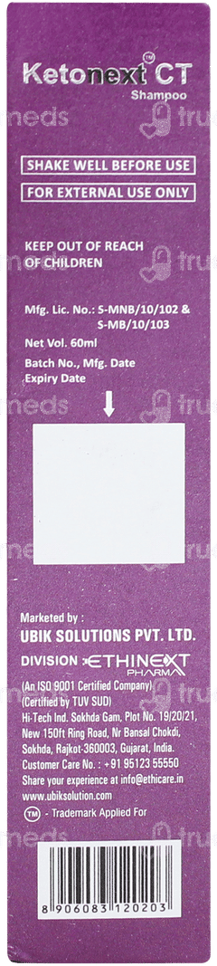 Ketonext Ct Shampoo 60ml