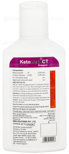 Ketonext Ct Shampoo 60ml