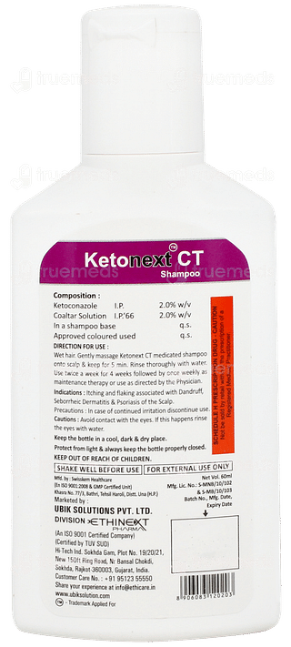 Ketonext Ct Shampoo 60ml