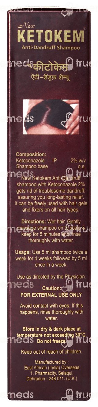 New Ketokem Anti Dandruff Shampoo 110ml