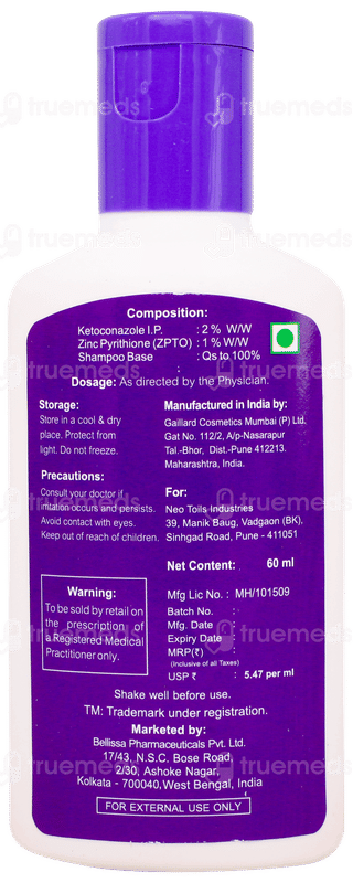 Belzole Shampoo 60ml