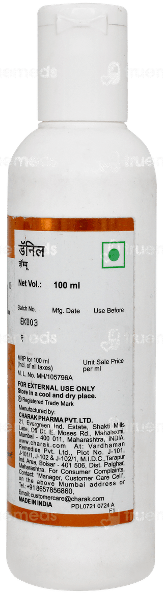 Charak Danil Antidandruff Shampoo 100ml