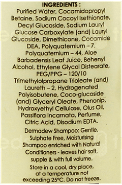 Dermadew Shampoo 80Ml