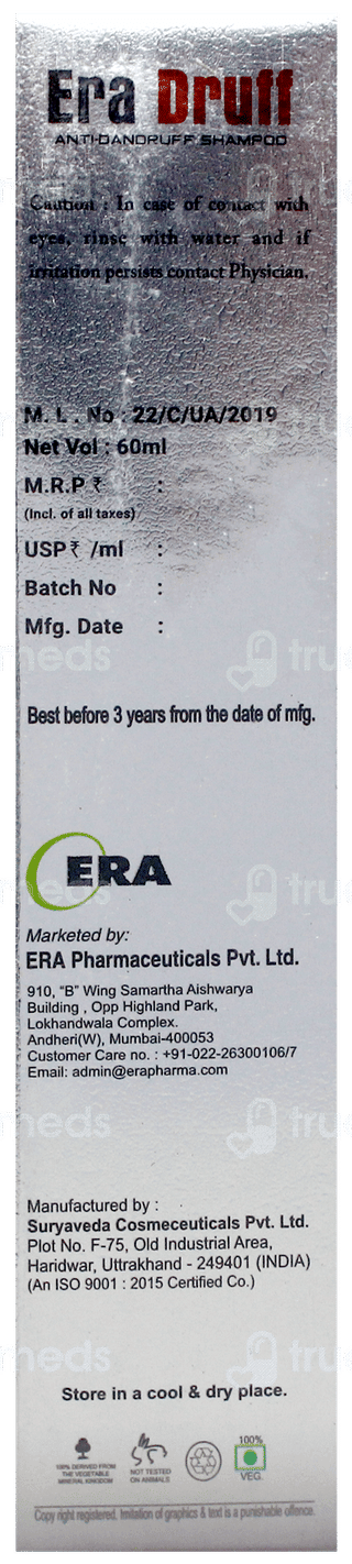 Era Druff Shampoo 60Ml