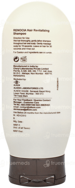 Renocia Hair Revitalizing Shampoo 150ml