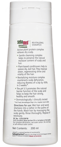 Sebamed Anti Dry Revitalizing Shampoo 200ml