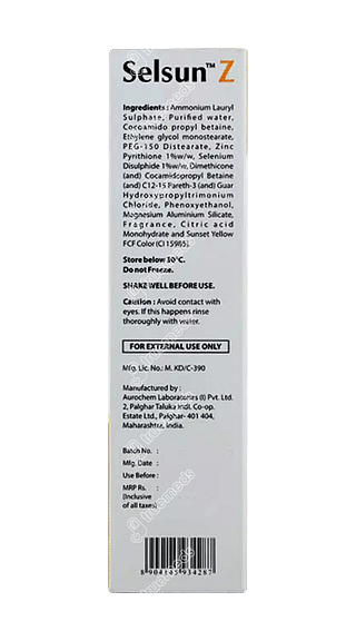 Selsun Z Shampoo 120ml