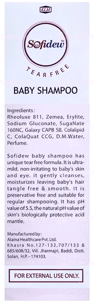 Sofidew Baby Shampoo 75Ml