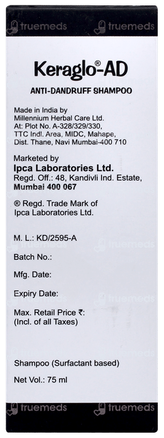 Keraglo Ad Shampoo 75ml Keraglo Ad Shampoo 75ml