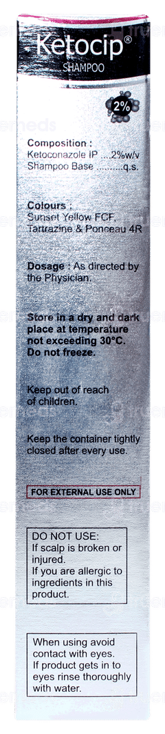 Ketocip 2% Shampoo 100ml Ketocip 2% Shampoo 100ml