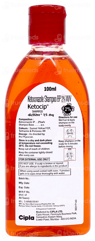 Ketocip 2 % Shampoo 100ml