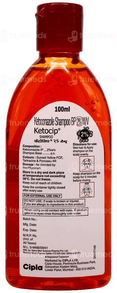 Ketocip 2% Shampoo 100Ml Ketocip 2% Shampoo 100Ml