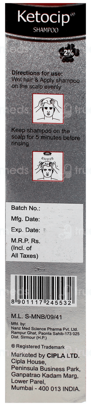 Ketocip 2% Shampoo 100Ml