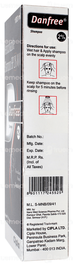 Danfree 2% Shampoo 100ml Danfree 2% Shampoo 100ml