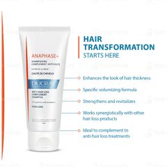 Ducray Anaphase+ Anti Hair Loss Complement Shampoo 200Ml