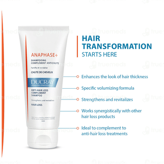 Ducray Anaphase+ Anti Hair Loss Complement Shampoo 200Ml