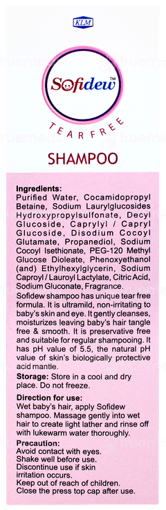 Sofidew Baby Shampoo 100ml Sofidew Baby Shampoo 100ml