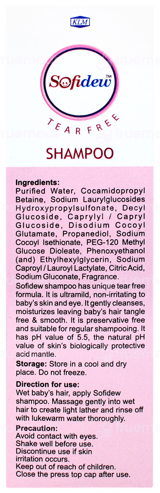 Sofidew Baby Shampoo 100ml