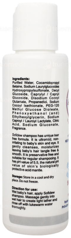 Sofidew Baby Shampoo 100ml Sofidew Baby Shampoo 100ml