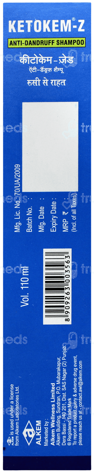 Ketokem Z Shampoo 110ml