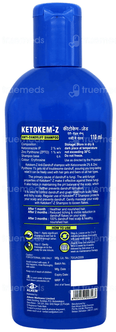 Ketokem Z Shampoo 110ml Ketokem Z Shampoo 110ml