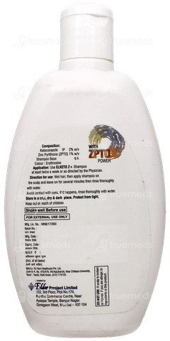 Elketo Z+ Shampoo 100Ml Elketo Z+ Shampoo 100Ml