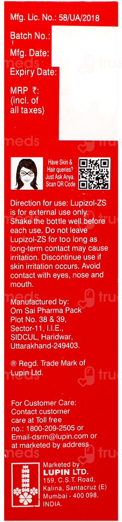 Lupizol Zs Shampoo 100Ml