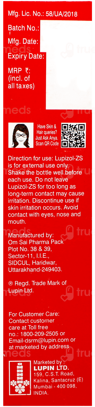 Lupizol Zs Shampoo 100Ml