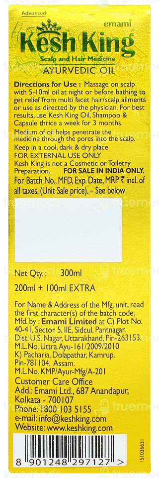 Kesh King Ayurvedic Hair Oil 300ml