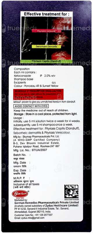 Ketosulf Shampoo 100ml