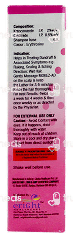 Biokez Ad New Improved Shampoo 60ml