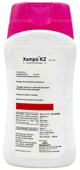 Xampu Kz Shampoo 100ml