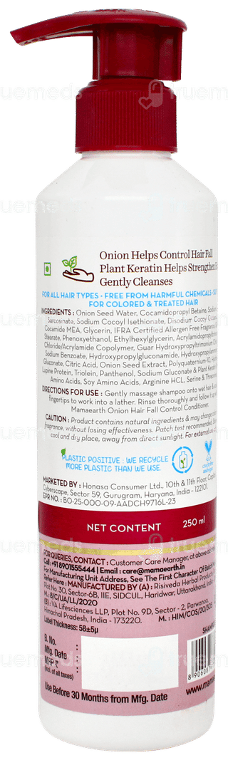Mamaearth Onion Shampoo 250ml