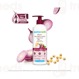 Mamaearth Onion For Hair Fall Control Shampoo 400ml