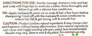 Mamaearth New & Improved Onion For Hair Fall Control Shampoo 200Ml