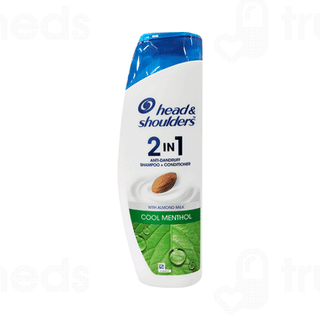 Head & Shoulders 2 In 1 Anti Dandruff Shampoo + Conditioner Cool Menthol 340ml