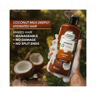 Herbal Essences Bio Renew Hydrate Coconut Milk Shampoo 400 ML