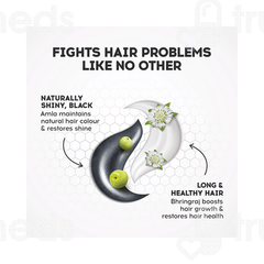 Dabur Vatika Naturals Amla & Bhringraj Long & Black Shampoo 640ml