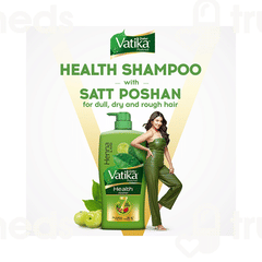 Dabur Vatika Naturals Henna And Amla Shampoo 180ml
