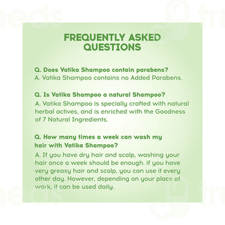 Dabur Vatika Naturals Henna And Amla Shampoo 180ml