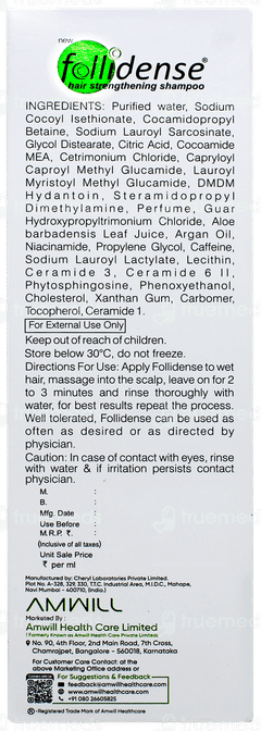 Follidense Hair Strengthening Shampoo 150ml