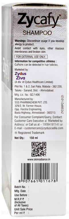 Zycafy Shampoo 150ml