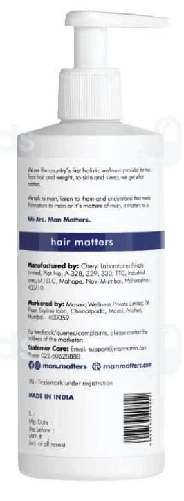 Man Matters Anti Hair Fall Shampoo 200 Ml