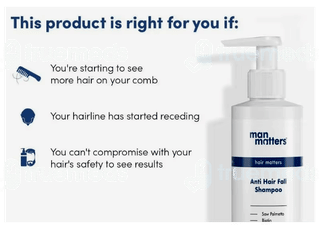 Man Matters Anti Hair Fall Shampoo 200 Ml