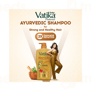 Dabur Vatika Naturals Ayurvedic Shampoo 640 ML