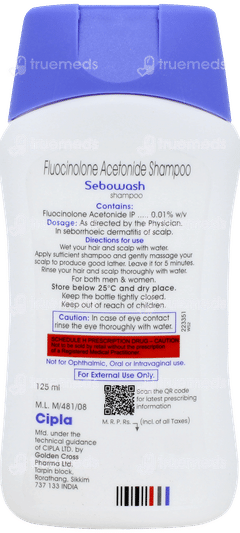 Sebowash Shampoo 125ml