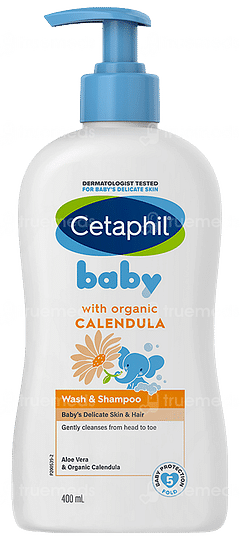 Cetaphil Baby With Organic Calendula Wash & Shampoo 400ml Cetaphil Baby With Organic Calendula Wash & Shampoo 400ml