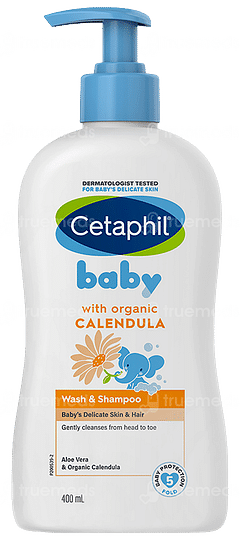 Cetaphil Baby Wash And Shampoo With Organic Calendula 400ml